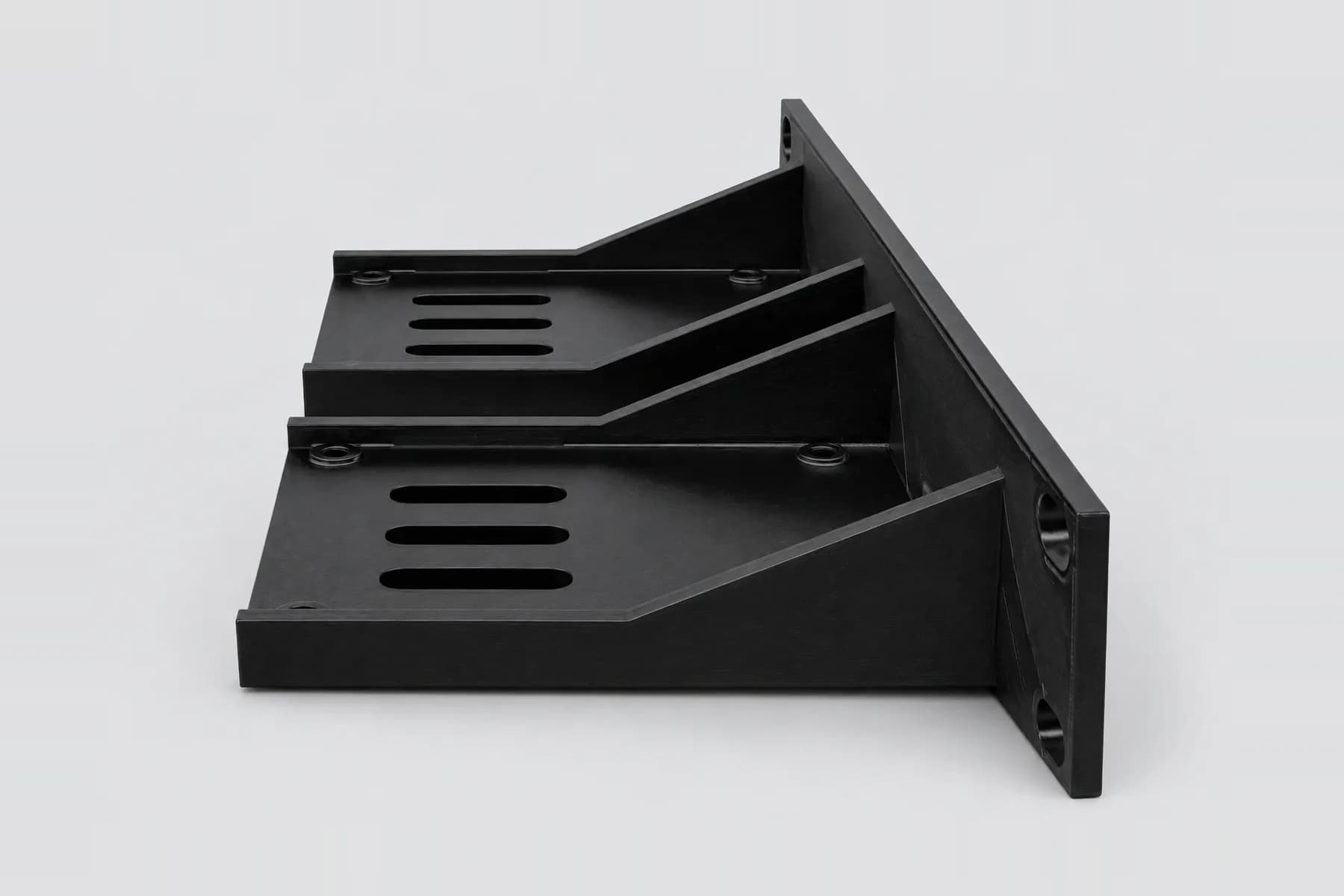 Dual 2.5-Inch SSD / HDD Mount | 10-Inch 1U Rack — mounted product photograph